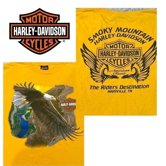 Harley-Davidson The Riders Destination‎ Smoky Mountain Maryville, TN - Size 3XL - Picture 3 of 4